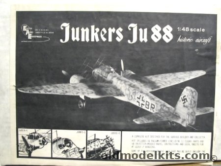Koster 1/48 Junkers Ju-88 - A-4 / C-5 / G-1 / G-6 / R-2 / S-1 plastic model kit